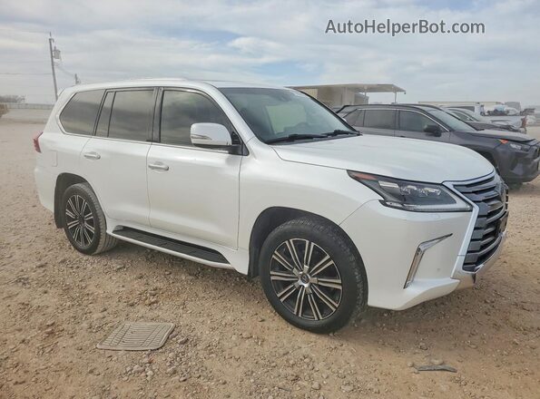 JTJHY7AX2K4285258 2019 LEXUS LX White წინა ხედი