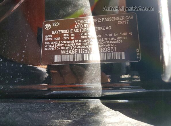 WBA8E1G57JNU89851 2018 BMW 7 SERIES Black 