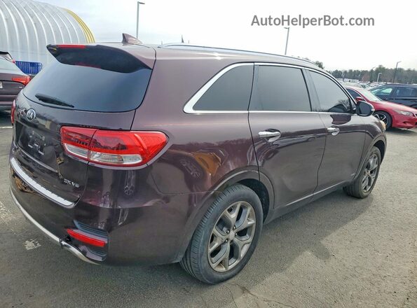 5XYPKDA54GG017303 2016 KIA SORENTO Purple 
