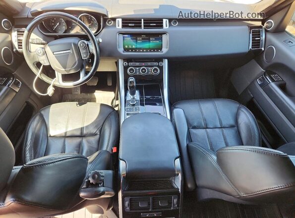 SALWR2FV4HA132420 2017 LAND ROVER RANGE Серебряный Вид щитка приборов