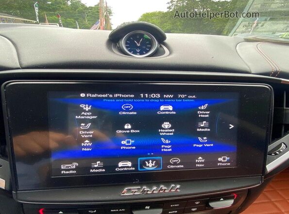 ZAM57YTL2J1270859 2018 MASERATI ALL OTHER Blue უკანა სავარძლების ხედი