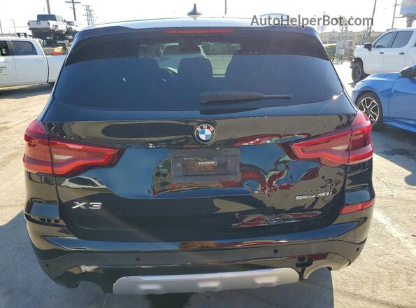 5UXTY3C05L9B40016 2020 BMW X3 Black წინა სალონის ხედი