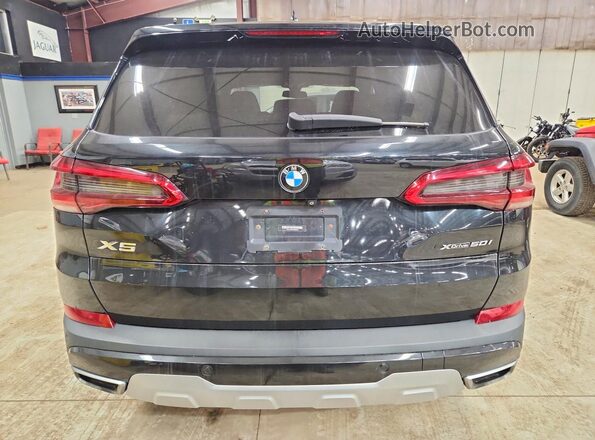 5UXJU2C5XKLN66002 2019 BMW X5 Black Widok wnętrza z przodu