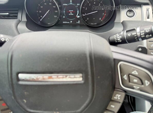 SALVP2RX1KH347850 2019 LAND ROVER RANGE White Вид щитка приладів