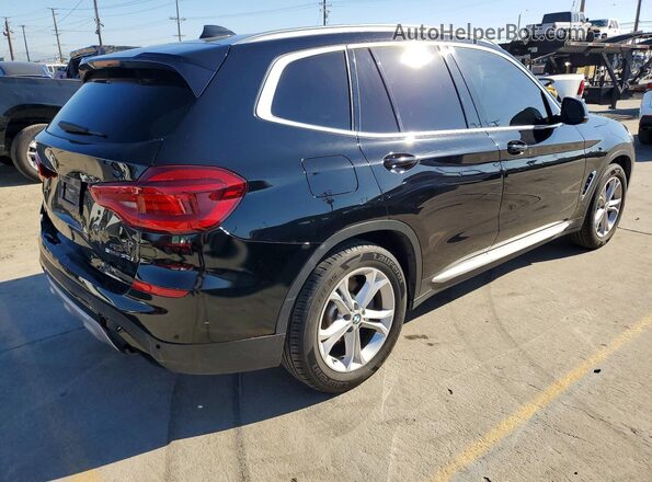 5UXTY3C05L9B40016 2020 BMW X3 Black წინა მარჯვენა