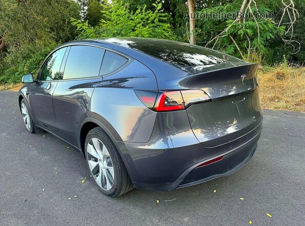 5YJYGDED6MF106087 2021 TESLA MODEL Gray Передня права чверть