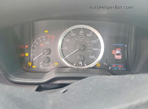 JTDEPMAE7MJ121479 2021 TOYOTA LL Blue Սարքավորումների վահանակի տեսք