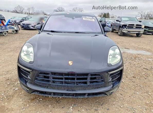 WP1AG2A56HLB55313 2017 PORSCHE MACAN Black Widok z tyłu