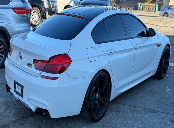 WBS6E9C56GG437177 2016 BMW M6 White Առջևի աջ