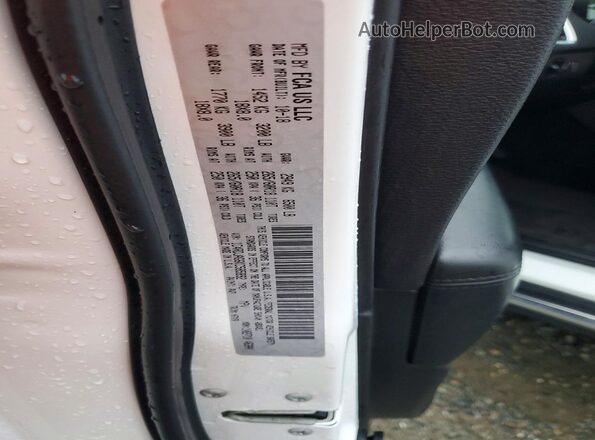 1C4RDJAG6KC585892 2019 DODGE DURANGO Белый 