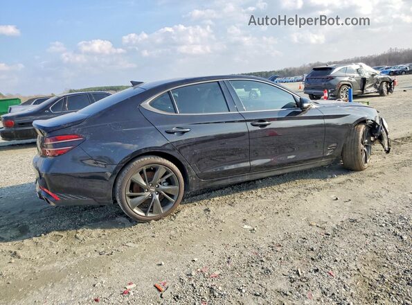 KMTG34TA6PU106782 2023 GENESIS G70 Black Առջևի աջ