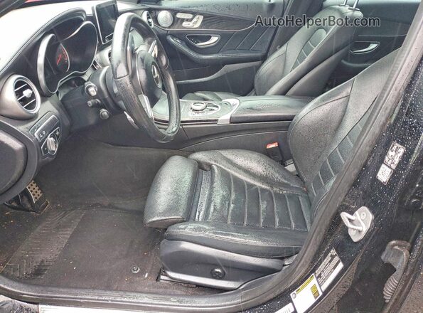 55SWF6EBXJU255195 2018 MERCEDES-BENZ C Black Vista del salpicadero