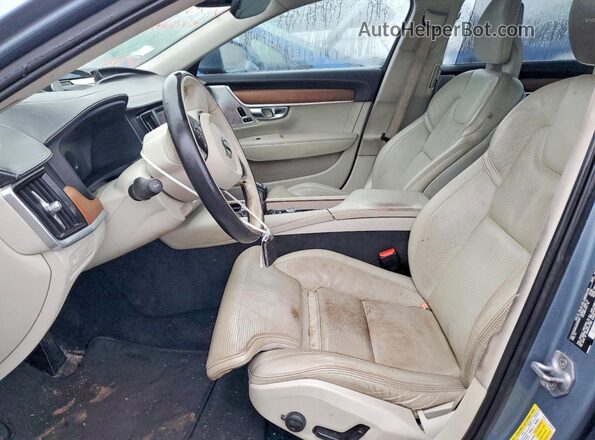 YV1A22ML9H1010847 2017 VOLVO S90 Blue Вид панелі приладів