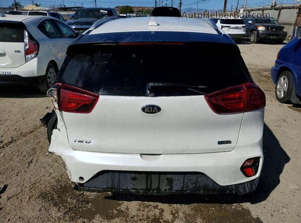 KNDCD3LD5L5433225 2020 KIA NIRO White Widok wnętrza z przodu