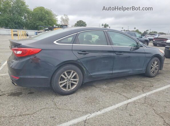 5NPE24AF2GH398481 2016 HYUNDAI SONATA Black Trasero derecho