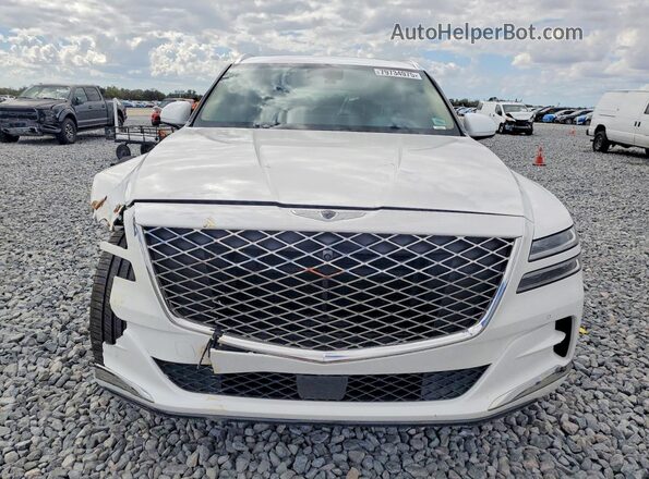 KMUHCESC3MU056881 2021 GENESIS GV80 White უკანა ხედი