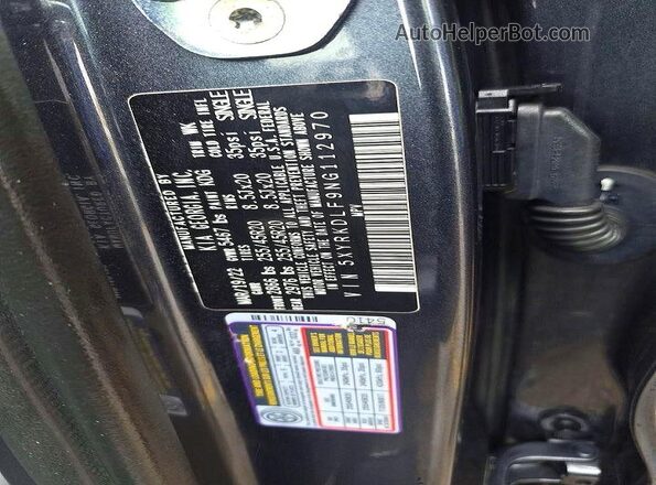 5XYRKDLF9NG112970 2022 KIA SORENTO Black Vista interior trasera