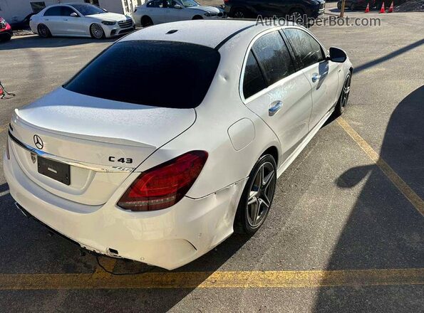 WDDWF6EB9LR563656 2020 MERCEDES-BENZ C White Delantero derecho