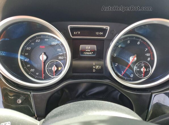 4JGDA5JB5GA687116 2016 MERCEDES-BENZ GLE Black Widok tylnych siedzeń