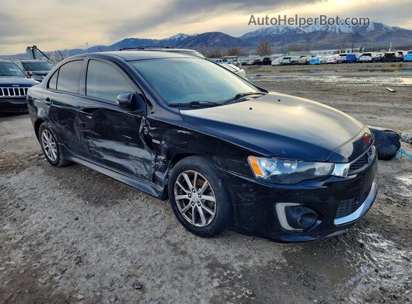 JA32U2FU5GU007868 2016 MITSUBISHI LANCER Black Widok z przodu