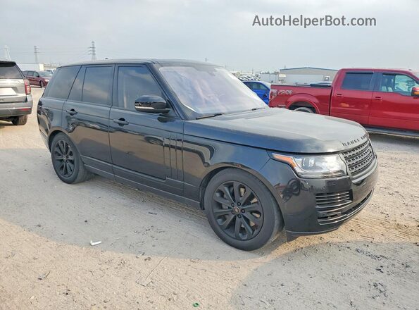 SALGS2PF3GA305634 2016 LAND ROVER RANGE ROVER Black წინა ხედი