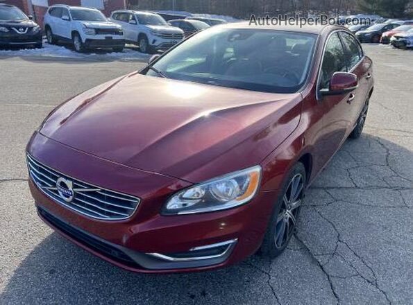 LYV402TK5HB130316 2017 VOLVO S60 Бордовый 