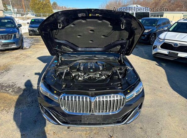 WBA7U2C03LGJ59131 2020 BMW 7 SERIES Blue Vista interior delantera