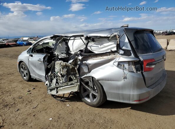 5FNRL6H56MB000609 2021 HONDA ODYSSEY Серебряный Задняя левая четверть
