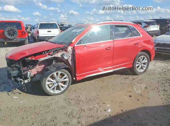 WA1DECF38R1049860 2024 AUDI Q3 Red უკანა მარცხენა