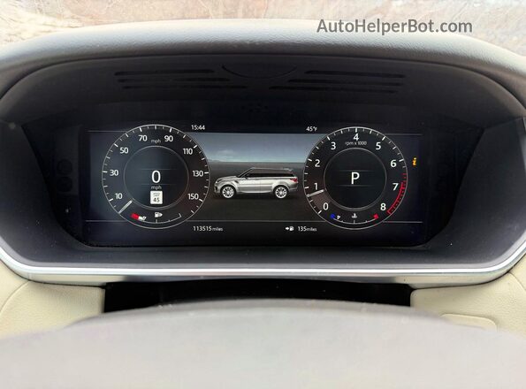 SALWR2RV8KA420377 2019 LAND ROVER RANGE White ხელსაწყოთა პანელის ხედი