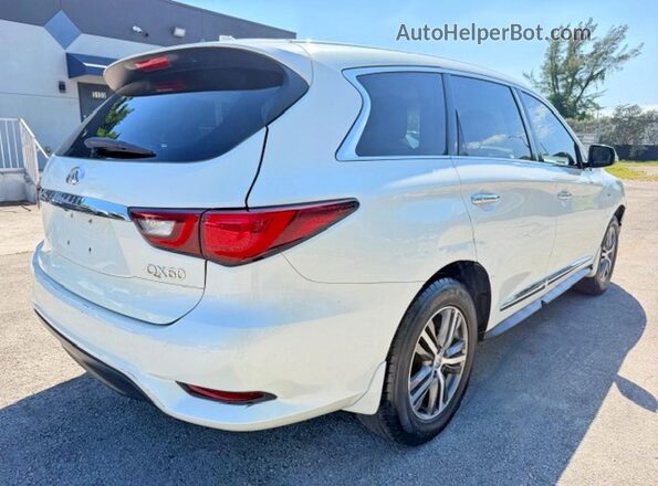 5N1DL0MN4LC547527 2020 INFINITI QX60 White Delantero derecho