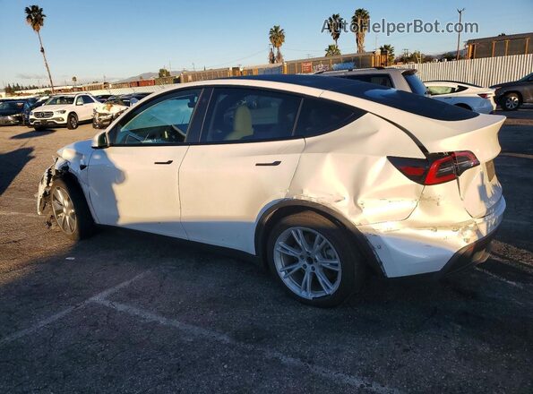 5YJYGAEE8MF235407 2021 TESLA MODEL Y White Trasero derecho