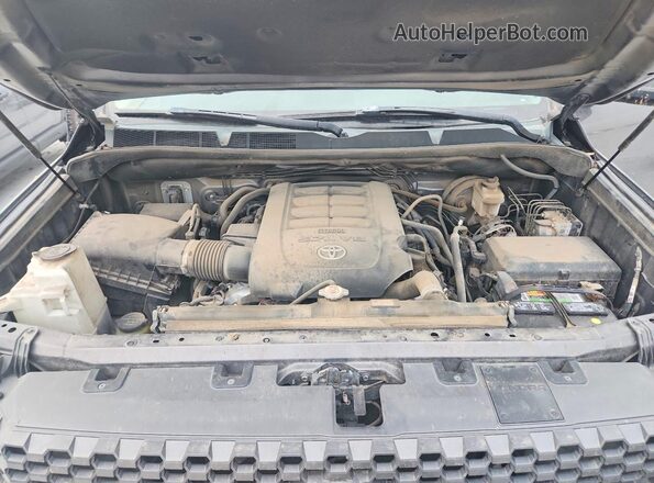 5TFDY5F16KX851933 2019 TOYOTA TUNDRA Gray Вид задньої частини салону
