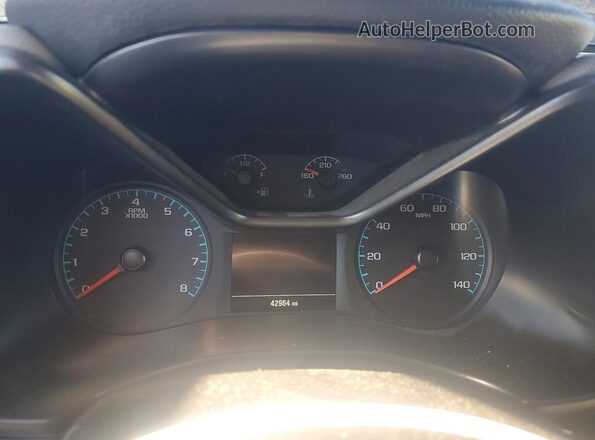 1GCGSBEN1N1106399 2022 CHEVROLET COLORADO Black Instrument cluster view