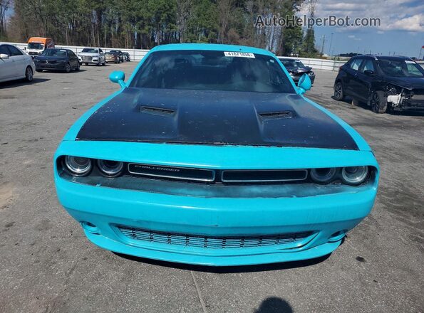 2C3CDZAG7JH172237 2018 DODGE CHALLENGER Blue Rear view