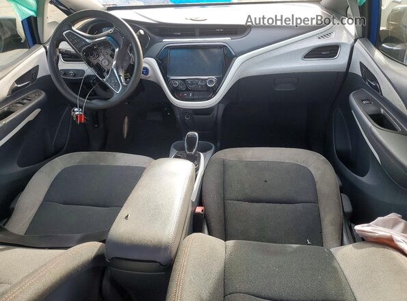 1G1FY6S02L4115773 2020 CHEVROLET BOLT Blue Dashboard view