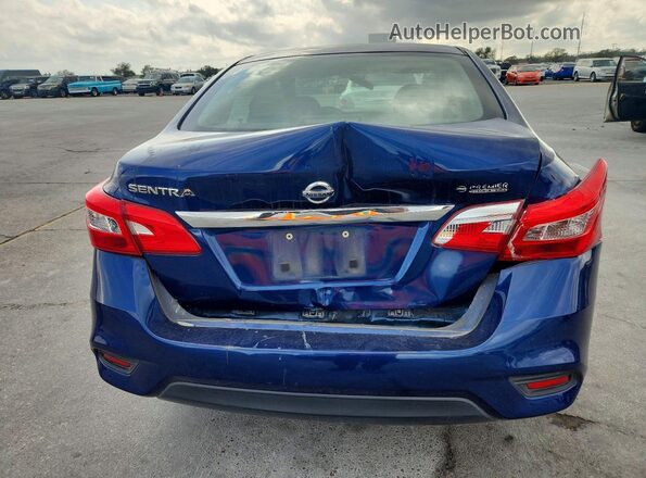 3N1AB7AP9KY326944 2019 NISSAN SENTRA Синий 