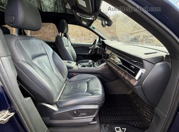 WA1AXAF70MD010157 2021 AUDI Q7 Blue უკანა ხედი