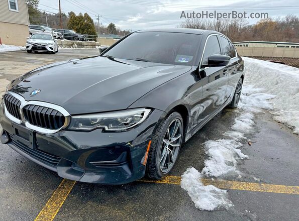3MW5R7J59K8B01610 2019 BMW 3 SERIES Black უკანა მარცხენა