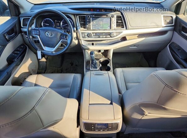 5TDJZRFH9KS952975 2019 TOYOTA HIGHLANDER Синий 