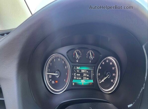 5GAERBKW0JJ174799 2018 BUICK ENCLAVE Серебряный Вид щитка приборов