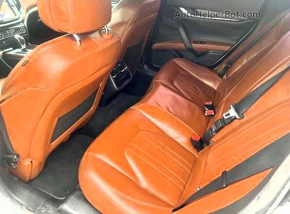 ZAM57RSA0G1172444 2016 MASERATI GHIBLI White Вид салону спереду