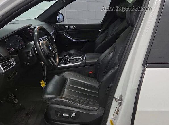5UXCR4C08L9B00161 2020 BMW X5 White Շարժիչի բաժամունքի տեսք