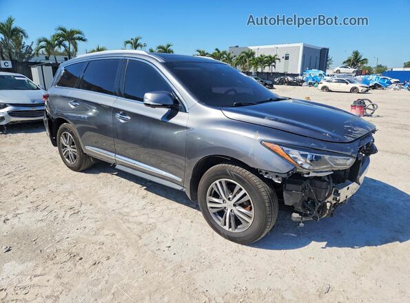 5N1DL0MM6LC518831 2020 INFINITI QX60 Gray Vista frontal