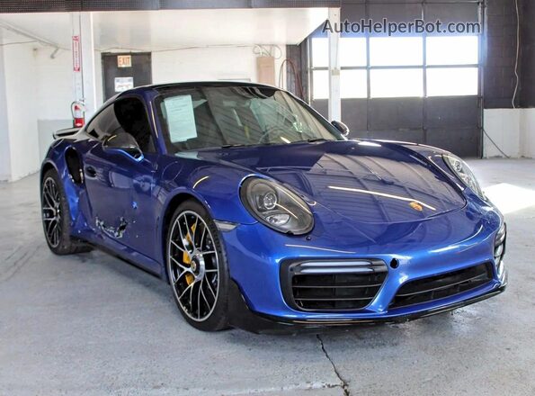 WP0AD2A91JS156295 2018 PORSCHE 911 Blue უკანა მარცხენა