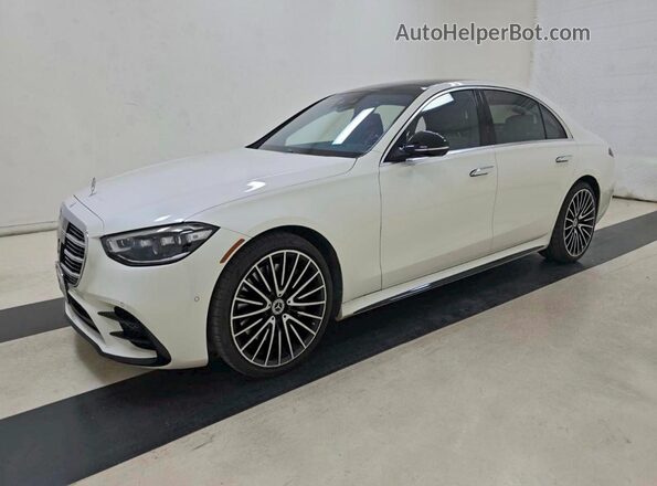 W1K6G7GB1MA049655 2021 MERCEDES-BENZ S White Rear right