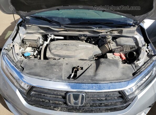 5FNRL6H56MB000609 2021 HONDA ODYSSEY Серебряный Вид подкапотного пространства