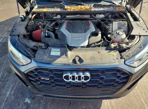 WA1B4AFY1M2027101 2021 AUDI SQ5 Gray Widok naklejki z numerem VIN