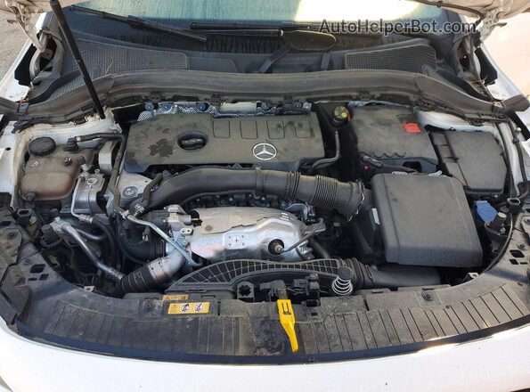 W1N4N4HB8NJ317485 2022 MERCEDES-BENZ GLA White VIN კოდის სტიკერის ხედი