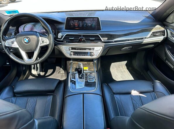 WBA7F2C54GG419337 2016 BMW 7 SERIES White Вид щитка приладів